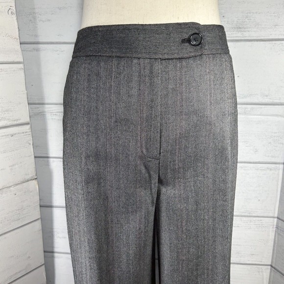 Jones New York Collection Women's Wide Leg Trouser Pants Gray Size 8 - Picture 2 of 12
